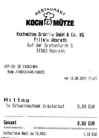ussg Hffner Kochmtze Restaurant
